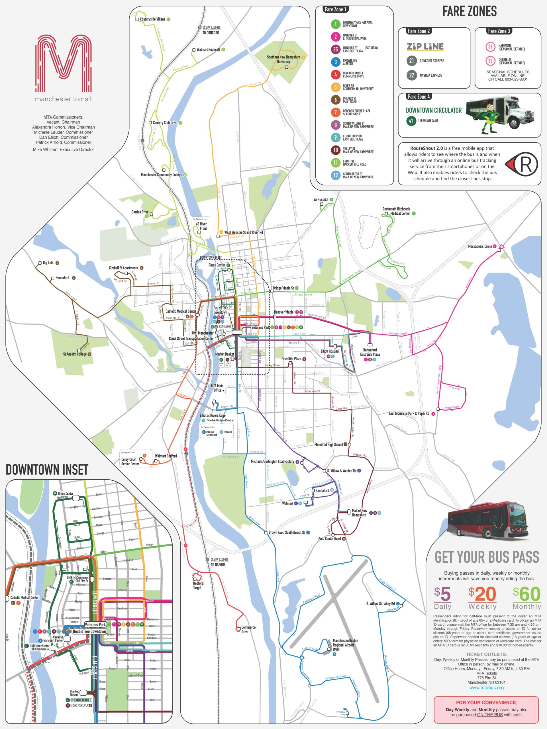 manchester transit Routes and Schedules | Manchester, NH